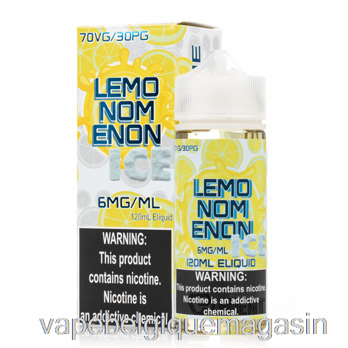 Vape Jetable Ice Lemonomenon - E-liquides Nomenon - 120ml 6mg